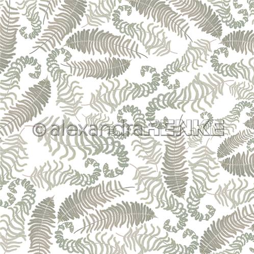 Papier - fern pattern