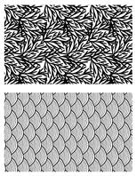 Tampon - Corail - Texture vagues