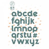 Die - Colorful life - alphabet