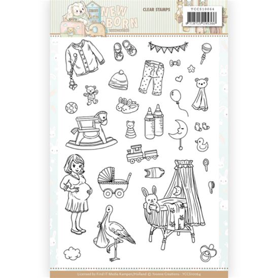 Clear stamp - New born