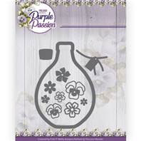 Die - Purple passion - Vase with pansies