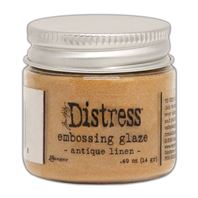 Distress Embossing Glaze - Antique linen