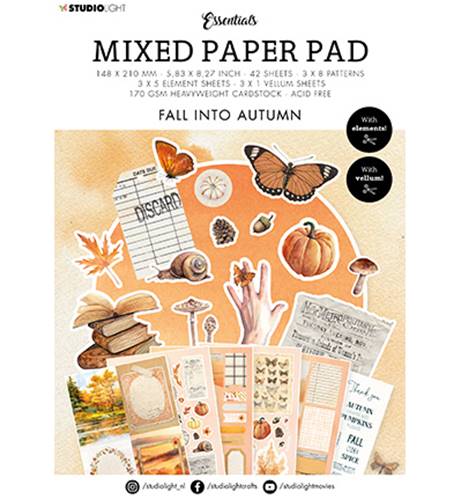 Mixed Paper Pad - Fall into Autumn