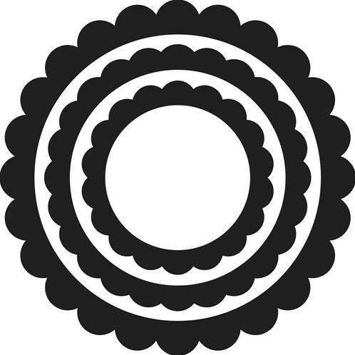 Die - 3 cercles dentelle