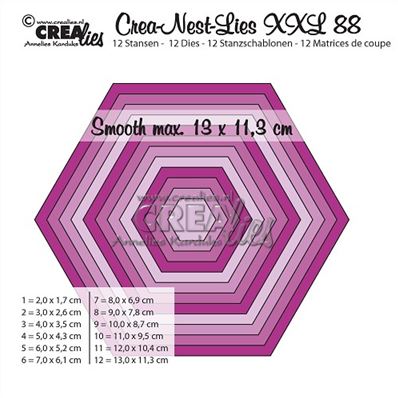 Crea-Nest-Lies- XXL - Hexagon 88