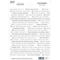 Stickers phrases - Herbarium