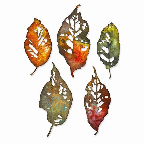 Thinlits - Die - Leaf fragments
