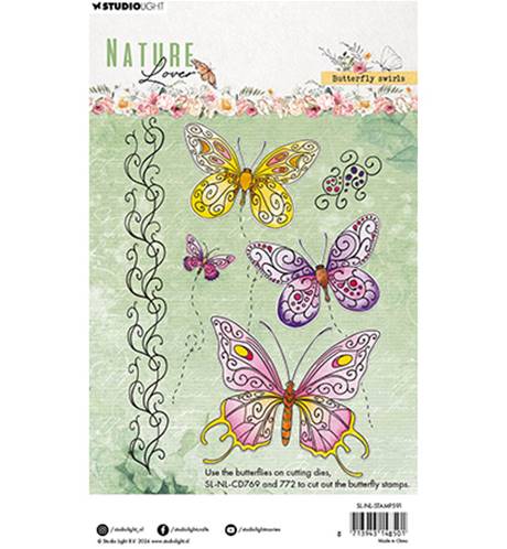 Tampon - Nature Lover - Butterfly swirls