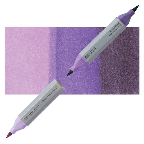 crafter's companion-Feutre à alcool Brush - Tri Blend - Purple