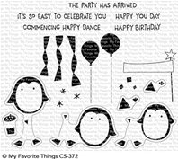 Clear Stamps - Party Penguins