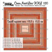 Dies- Crea-Nest-Lies-XXL 120 - Squares with small squares