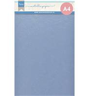 Metallic paper - A4 - Light blue mat