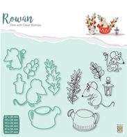 Dies et tampons - Rowan - Christmas mouse 2