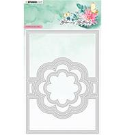 Die - Blooming Butterfly - Flower zig-zag card
