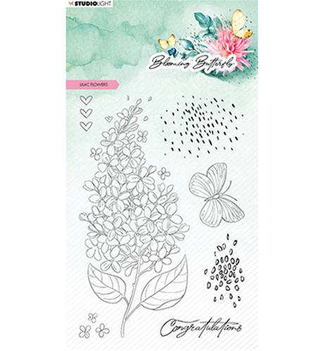 Tampon - Blooming Butterfly - Lilac Flowers