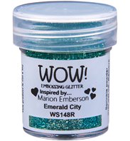 Wow! Embossing Powder Glitter - Esmerald City