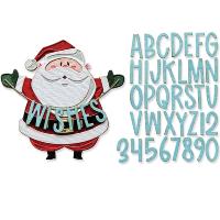 Die - Thinlits Colorize - Santa Greeting