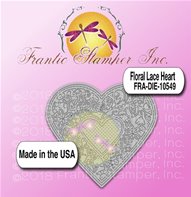 Die - Floral Lace Heart