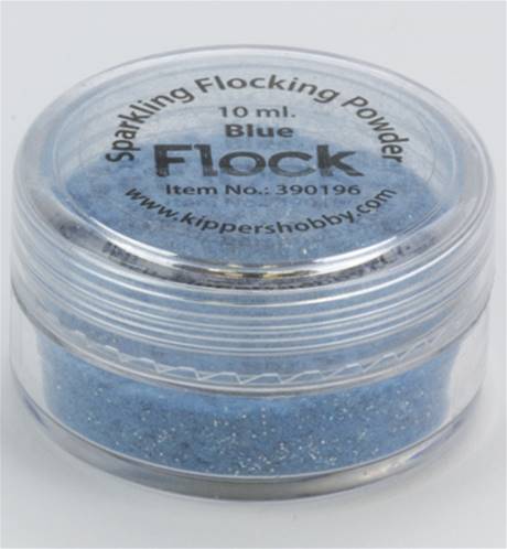 Poudre Flock - Blue Sparkle