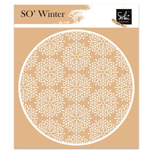 Pochoir - So'Winter - Les flocons