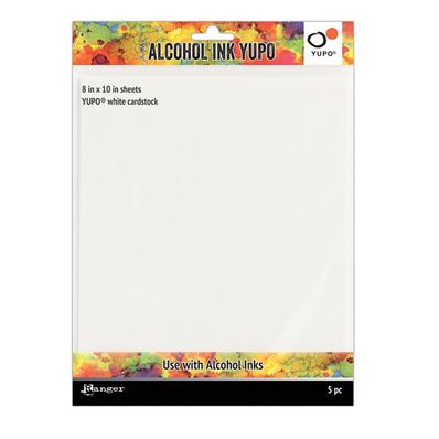 Alcohol Ink Yupo white - 20,3 x 25,5 cm
