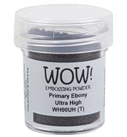 Wow! Embossing powder - Primary Ebony - Ultra High