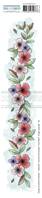 Tampon cling - Journal Chromatique - Frise fleurs
