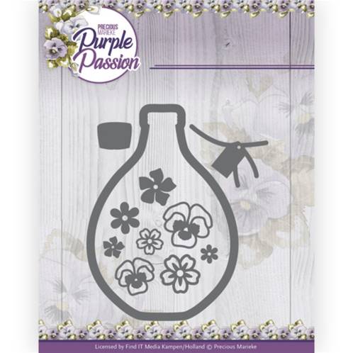 Die - Purple passion - Vase with pansies