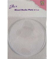 Mix media Plate Round 9 cm