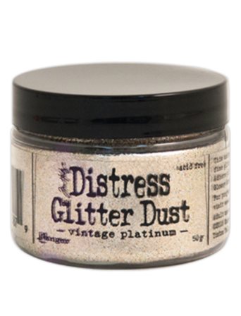 Distress Glitter Dust - Vintage Platinium
