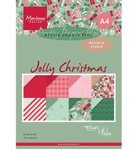 Pretty Paper Block -A4 - Jolly Christmas