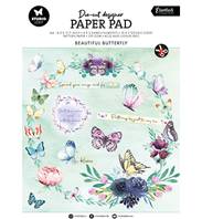 Paper pad - Nature Lover - Beautiful butterfly