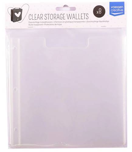 Storage Folder - Clear wallets