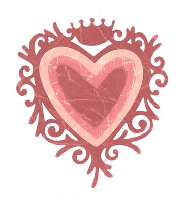 Framelits - Frame Heart with Crown