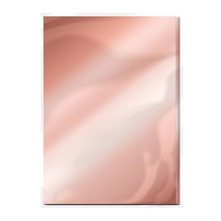 Carton miroir A4 - Or rose - Rose platinium