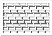 Die - Brick Wall Card Panel