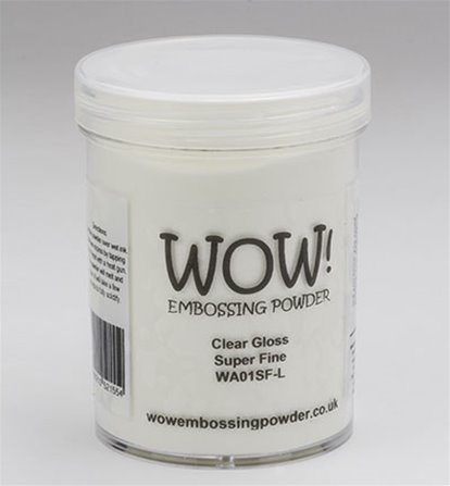 Wow! Embossing Powder - Clear Gloss Super Fine - 160 ml