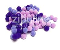 Mini Pompons boules - Violet