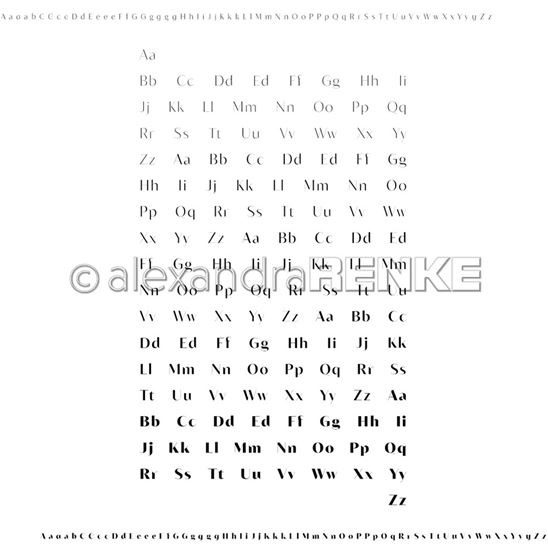 Papier - Alphabet Typographical