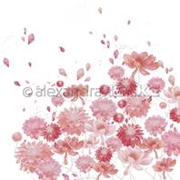 Papier - Tender Blossoms - Flowers dahlia red