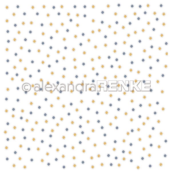 Papier - Dotted Yellow and Blue