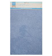 Soft Glitter Paper - Blue - A4