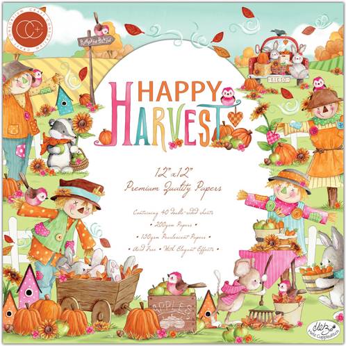 Paper Pad - 12x12 - Happy Harvest