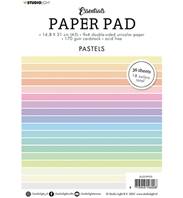 Paper Pad - unis Pastels