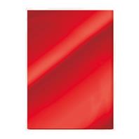 Carton miroir A4 - rouge - Ruby red