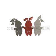 Die - Three rabbits set