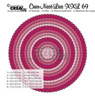 Dies Crea-Nest-Lies-XXL 69 - Circle with open scallop