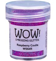 Wow! Embossing Powder Glitter - Raspberry Coulis