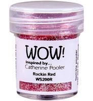 Wow! Embossing Powder Glitter - Rockin Red