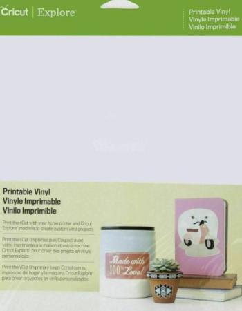 Cricut-Vinyl blanc imprimable-Vinyle adhésif pour stickers